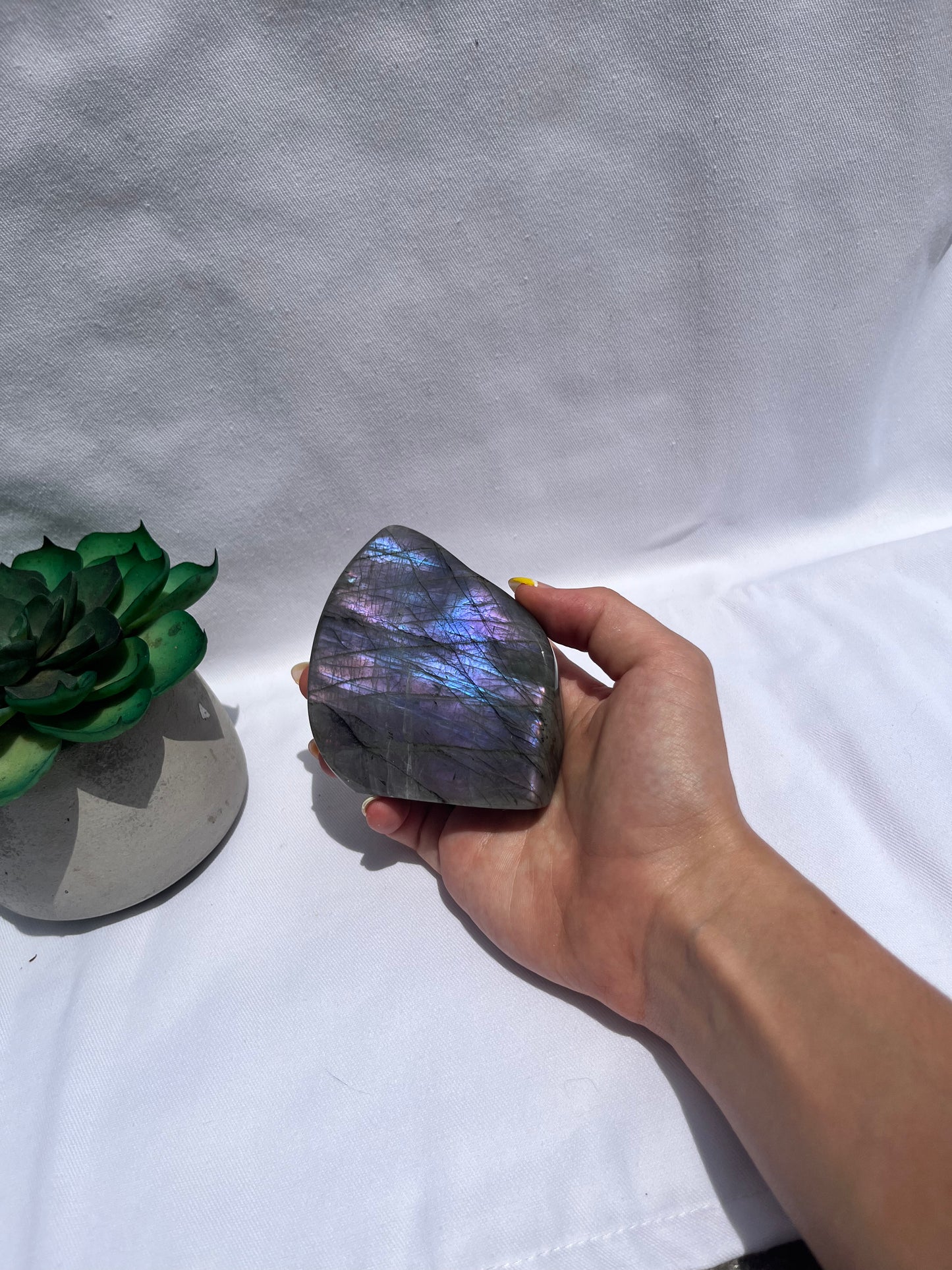 Purple Flash Labradorite Freeform