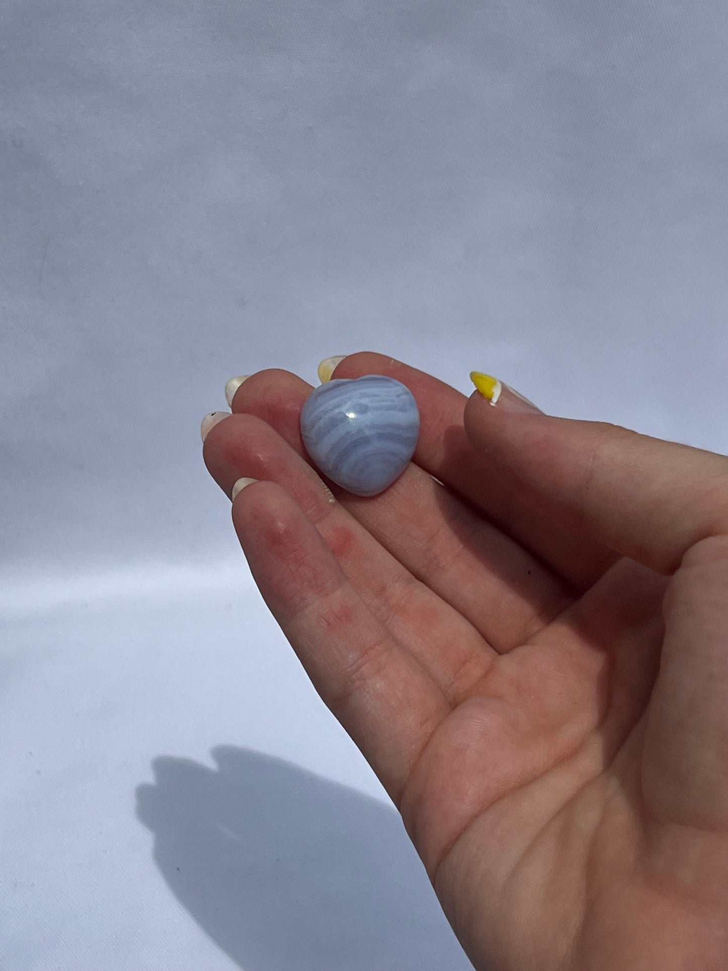 Blue Lace Agate Heart