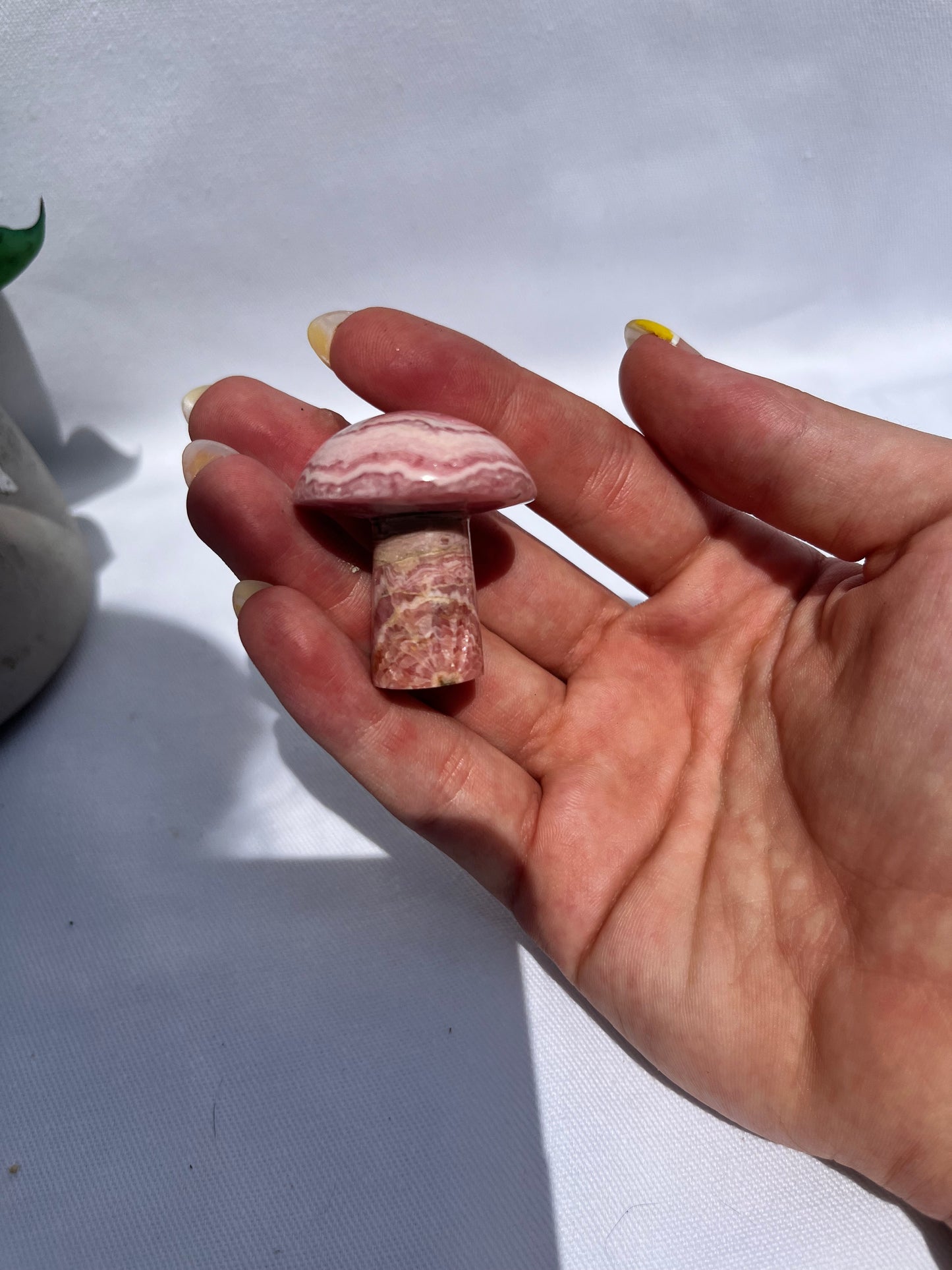 Rhodochrosite Mushroom